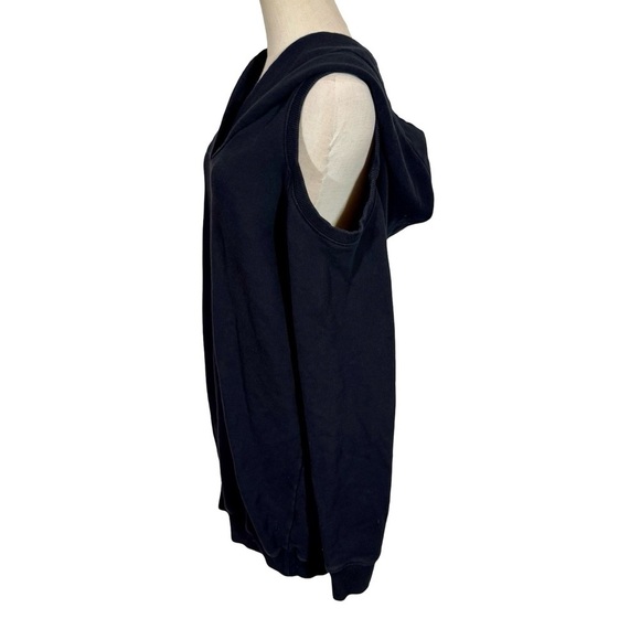 FAITH CONNEXION Hooded Cut Out Sweatshirt Dress Sailor Hooded Sweater in Black - Picture 8 of 12